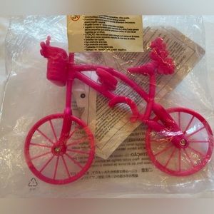 NEW Vintage Barbie Doll Pink Ride-A-Long Bicycle Bike Basket Handlebar Accessory